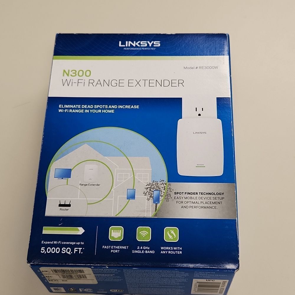 Linksys Wi-Fi Range Extender N300 RE3000W